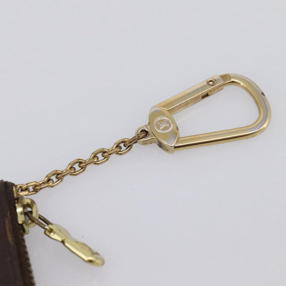 LOUIS VUITTON Monogram Pochette Cles Coin Purse M60033 LV Auth 180961