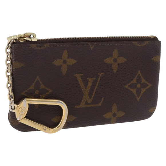 LOUIS VUITTON Monogram Pochette Cles Coin Purse M60033 LV Auth 180962A