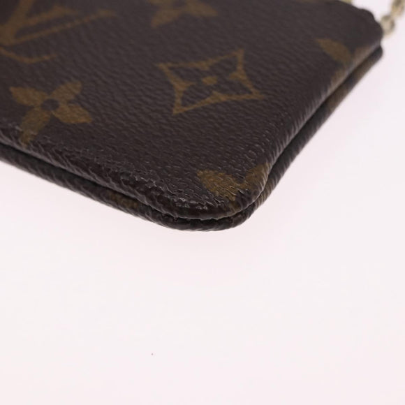 LOUIS VUITTON Monogram Pochette Cles Coin Purse M60033 LV Auth 180962A