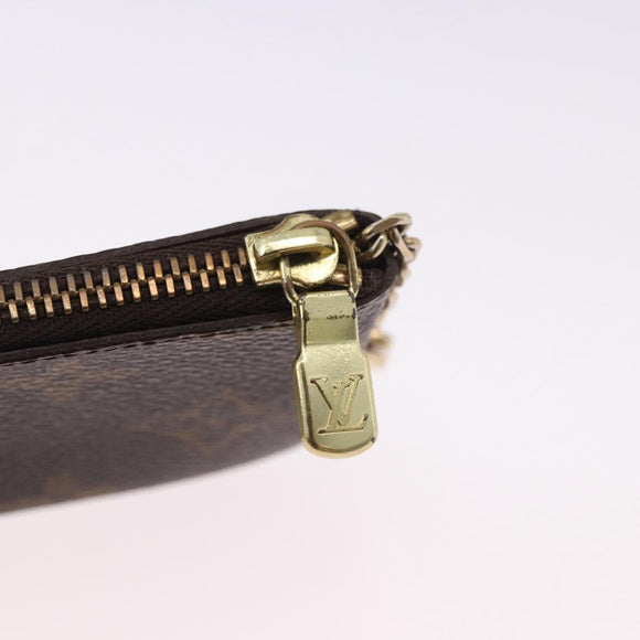 LOUIS VUITTON Monogram Pochette Cles Coin Purse M60033 LV Auth 180962A