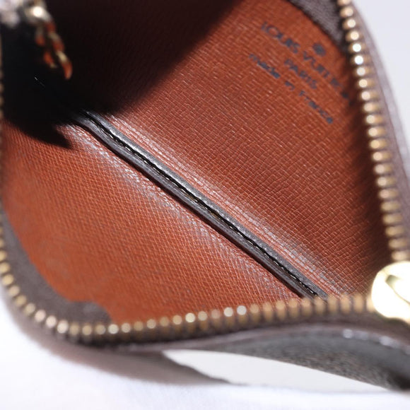 LOUIS VUITTON Monogram Pochette Cles Coin Purse M60033 LV Auth 180962A