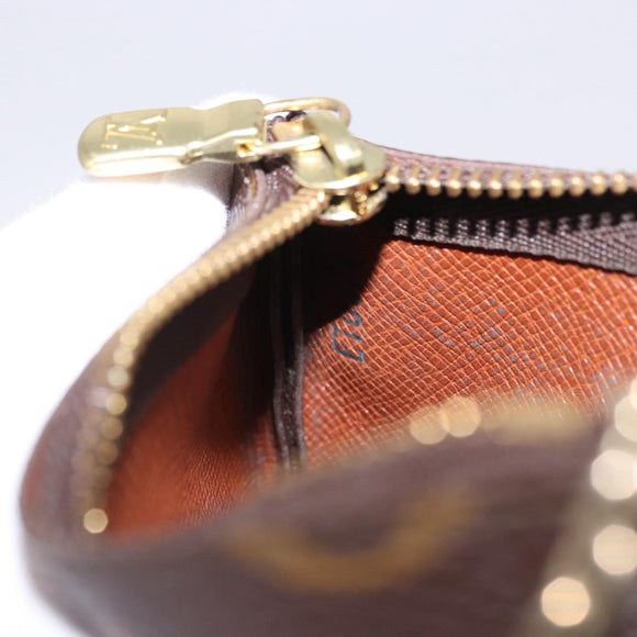 LOUIS VUITTON Monogram Pochette Cles Coin Purse M60033 LV Auth 180962A