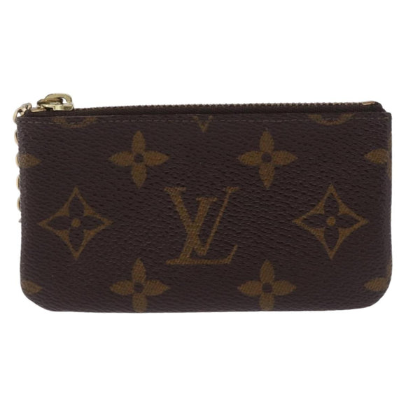 LOUIS VUITTON Monogram Pochette Cles Coin Purse M60033 LV Auth 180962A