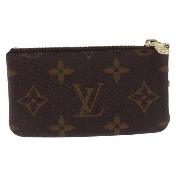 LOUIS VUITTON Monogram Pochette Cles Coin Purse M60033 LV Auth 180962A