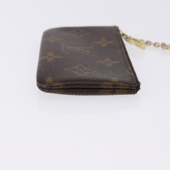 LOUIS VUITTON Monogram Pochette Cles Coin Purse M60033 LV Auth 180962A