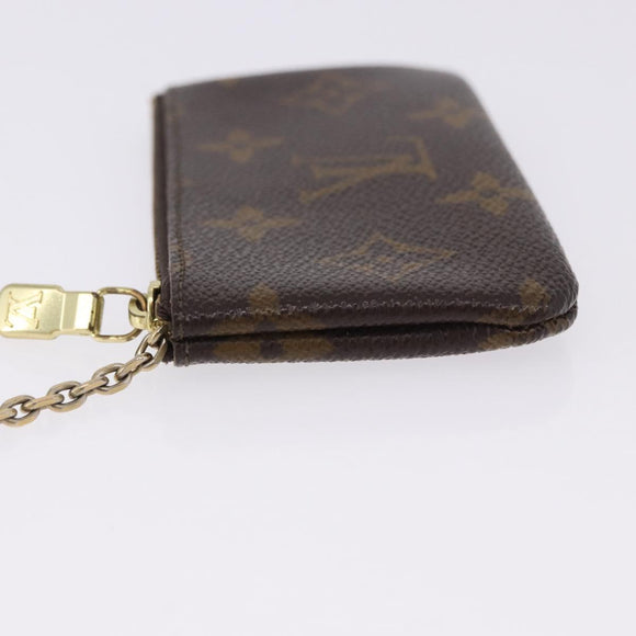 LOUIS VUITTON Monogram Pochette Cles Coin Purse M60033 LV Auth 180962A