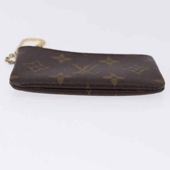 LOUIS VUITTON Monogram Pochette Cles Coin Purse M60033 LV Auth 180962A
