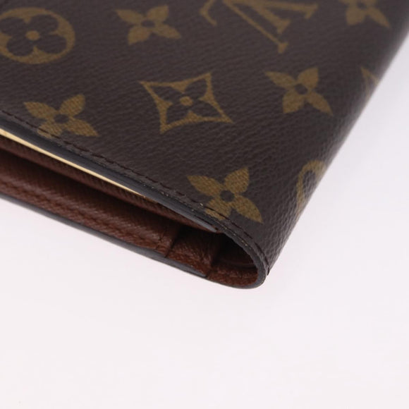 LOUIS VUITTON Monogram Porte Monnaie Billets Viennois Wallet M61663 Auth 180963A