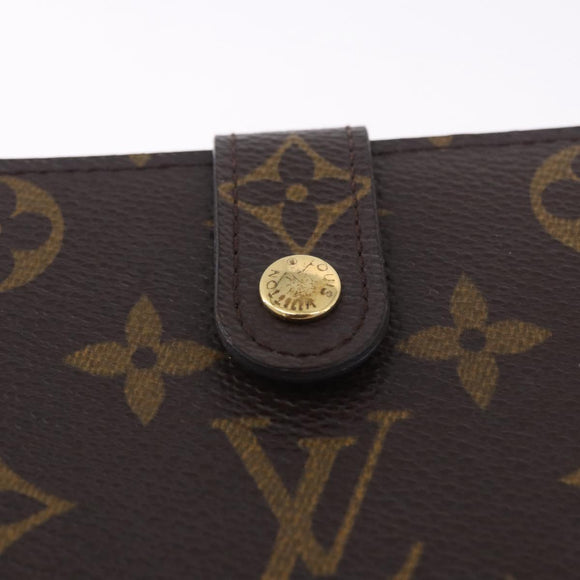 LOUIS VUITTON Monogram Porte Monnaie Billets Viennois Wallet M61663 Auth 180963A