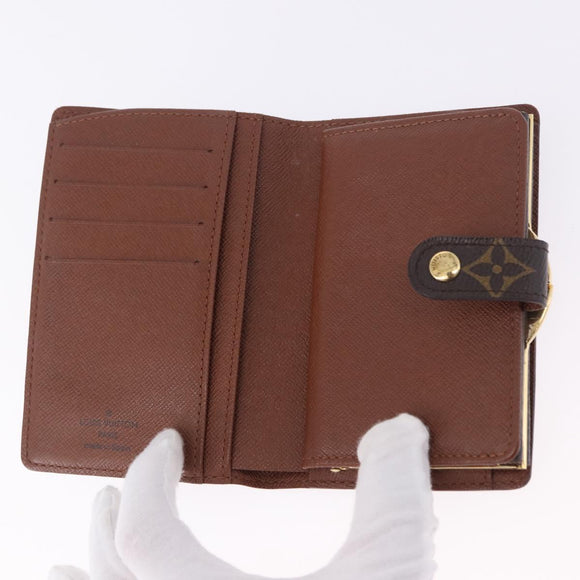 LOUIS VUITTON Monogram Porte Monnaie Billets Viennois Wallet M61663 Auth 180963A