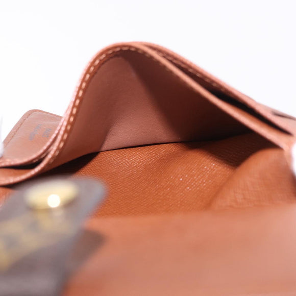 LOUIS VUITTON Monogram Porte Monnaie Billets Viennois Wallet M61663 Auth 180963A