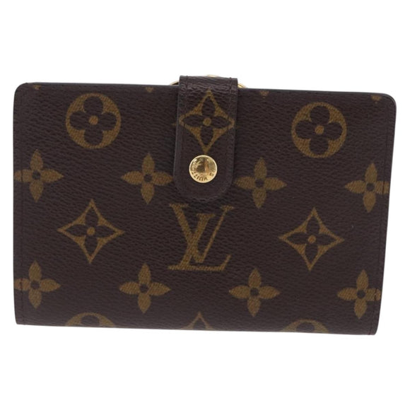 LOUIS VUITTON Monogram Porte Monnaie Billets Viennois Wallet M61663 Auth 180963A