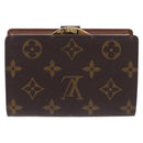 LOUIS VUITTON Monogram Porte Monnaie Billets Viennois Wallet M61663 Auth 180963A-2