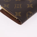 LOUIS VUITTON Monogram Porte Monnaie Billets Viennois Wallet M61663 Auth 180963A-7