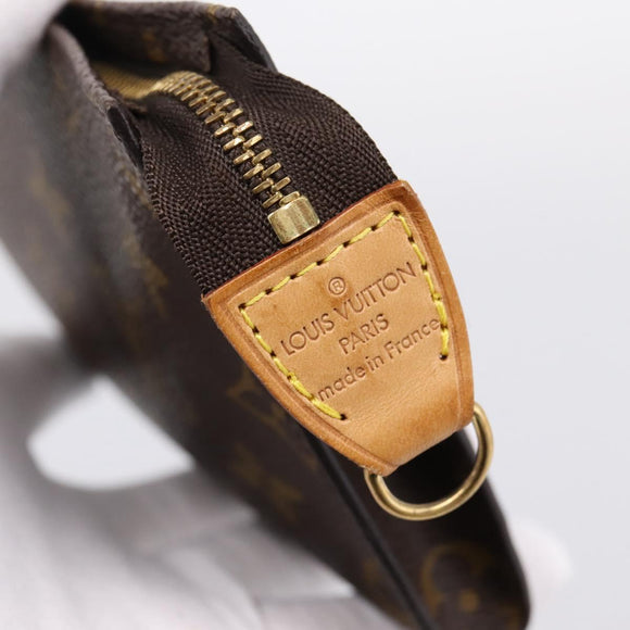 LOUIS VUITTON Monogram Bucket PM Accessory Pouch LV Auth 180964
