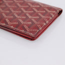 GOYARD Long Wallet Coated Canvas Red Silver Auth 180965-8