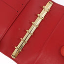 LOUIS VUITTON Monogram Vernis Agenda PM Planner Cover Rouge R21003 Auth 180968A-18