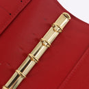 LOUIS VUITTON Monogram Vernis Agenda PM Planner Cover Rouge R21003 Auth 180968A-20
