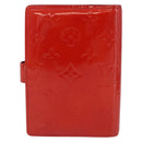 LOUIS VUITTON Monogram Vernis Agenda PM Planner Cover Rouge R21003 Auth 180968A-3
