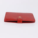 LOUIS VUITTON Monogram Vernis Agenda PM Planner Cover Rouge R21003 Auth 180968A-4