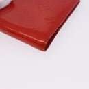 LOUIS VUITTON Monogram Vernis Agenda PM Planner Cover Rouge R21003 Auth 180968A-8