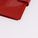 LOUIS VUITTON Monogram Vernis Agenda PM Planner Cover Rouge R21003 Auth 180968A-9