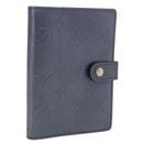 LOUIS VUITTON Monogram mat Agenda PM Day Planner Cover Blue R20935 Auth 180969A-1