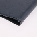 LOUIS VUITTON Monogram mat Agenda PM Day Planner Cover Blue R20935 Auth 180969A-16