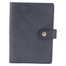 LOUIS VUITTON Monogram mat Agenda PM Day Planner Cover Blue R20935 Auth 180969A-13