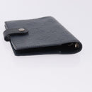 LOUIS VUITTON Monogram mat Agenda PM Day Planner Cover Blue R20935 Auth 180969A-5