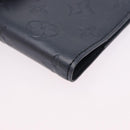 LOUIS VUITTON Monogram mat Agenda PM Day Planner Cover Blue R20935 Auth 180969A-7