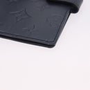 LOUIS VUITTON Monogram mat Agenda PM Day Planner Cover Blue R20935 Auth 180969A-14