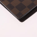 LOUIS VUITTON Damier Ebene Brazza Portefeuille Bifold Wallet N60017 Auth 180970A-15