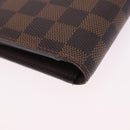 LOUIS VUITTON Damier Ebene Brazza Portefeuille Bifold Wallet N60017 Auth 180970A-16