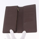 LOUIS VUITTON Damier Ebene Brazza Portefeuille Bifold Wallet N60017 Auth 180970A-8