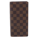 LOUIS VUITTON Damier Ebene Brazza Portefeuille Bifold Wallet N60017 Auth 180970A-13