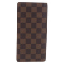 LOUIS VUITTON Damier Ebene Brazza Portefeuille Bifold Wallet N60017 Auth 180970A-2