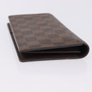 LOUIS VUITTON Damier Ebene Brazza Portefeuille Bifold Wallet N60017 Auth 180970A-5