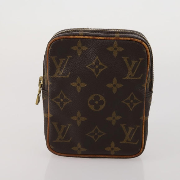 LOUIS VUITTON Monogram Pouch 5 Set LV Auth 180971