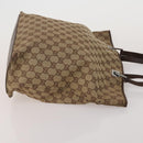 GUCCI GG Supreme GG Canvas Shoulder Bag PVC 4 Set Beige Navy Auth 180975-11