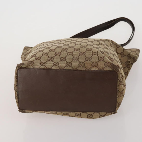 GUCCI GG Supreme GG Canvas Shoulder Bag PVC 4 Set Beige Navy Auth 180975