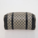 GUCCI GG Supreme GG Canvas Shoulder Bag PVC 4 Set Beige Navy Auth 180975-19