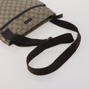 GUCCI GG Supreme GG Canvas Shoulder Bag PVC 4 Set Beige Navy Auth 180975-24