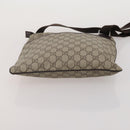 GUCCI GG Supreme GG Canvas Shoulder Bag PVC 4 Set Beige Navy Auth 180975-25