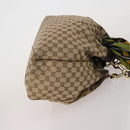 GUCCI GG Supreme GG Canvas Shoulder Bag PVC 4 Set Beige Navy Auth 180975-4