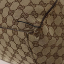 GUCCI GG Supreme GG Canvas Shoulder Bag PVC 4 Set Beige Navy Auth 180975-7