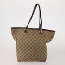 GUCCI GG Supreme GG Canvas Shoulder Bag PVC 4 Set Beige Navy Auth 180975-9