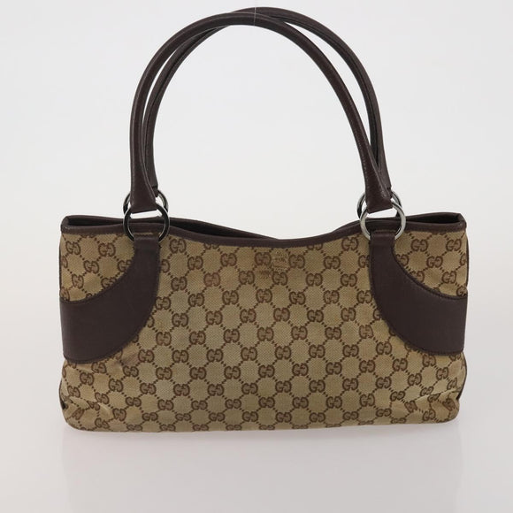 GUCCI GG Canvas Web Sherry Line Shoulder Bag 3 Set Beige Navy Auth 180976