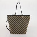 GUCCI GG Canvas Web Sherry Line Shoulder Bag 3 Set Beige Navy Auth 180976-18