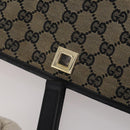 GUCCI GG Canvas Web Sherry Line Shoulder Bag 3 Set Beige Navy Auth 180976-22
